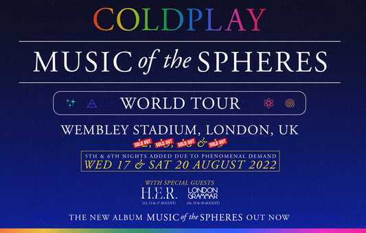 Coldplay Wembley Tickets